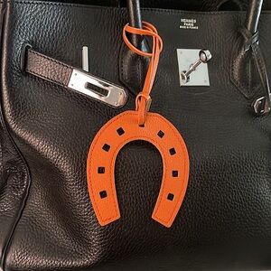 Paddock Horseshoe bag charm